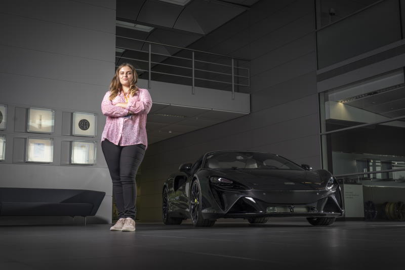 Plan International youth activist Maisy becomes McLaren Automotive CEO for the day to mark International Day of the Girl